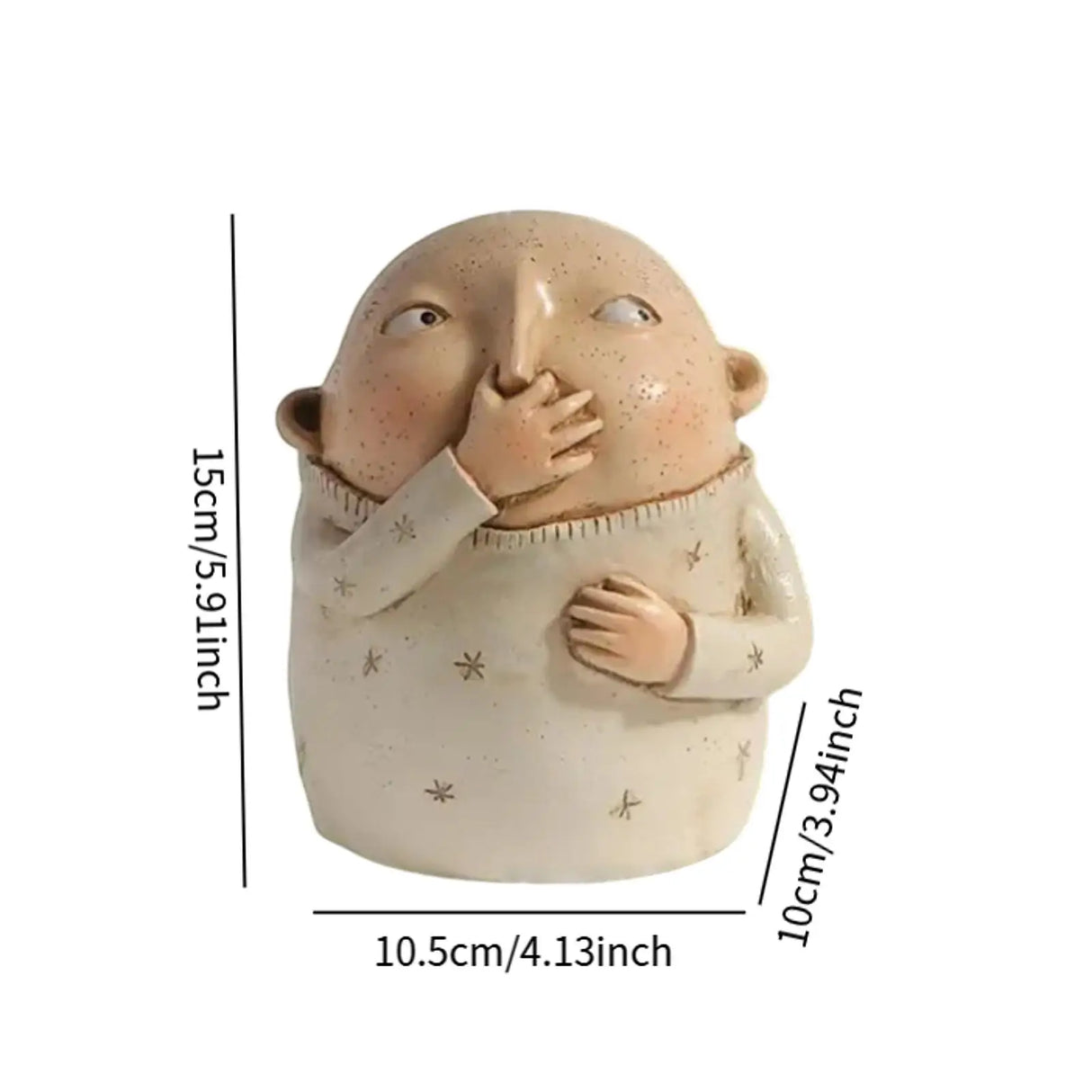 Escultura de resina de niño con la nariz en la mano para baño, divertida estatua, decoración extraña, creativa y moderna, escultura de resina, adornos de regalo.