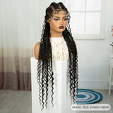 34" Cornrow & Twist Braids Wig | Full Lace Front | Baby Hair