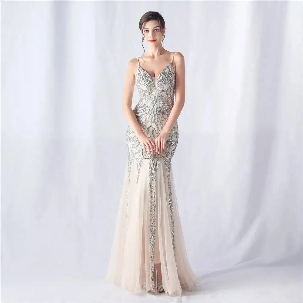 Luxury Youthful Women's Elegant Long Dress Party 2024 Graduation Ceremonies Prom Evening Formal on Sale Clearance Summer Fashion - Lootquake