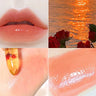 Jelly color-changing lipstick, warm and long-lasting, moisturizing and not easy to stick to the cup of flower lip balm
