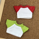 Labubu Clothing V1 V2 Labubu Baby Clothes Multi Color Versatile Short Sleeve Top Cute Cartoon Doll Clothes Children'S Gifts Toys
