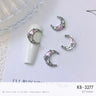 Light Luxury Charms Luxury Nails DIY Nail Charms Japanese Style Pink Jewel Nails Decor Manicure Ornaments Alloy