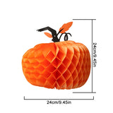 Halloween 3D Paper Pendant Decorations Pumpkin Bat Spider Haloween Wall Decor Halloween Party Bar Haunted House Wall Hanging