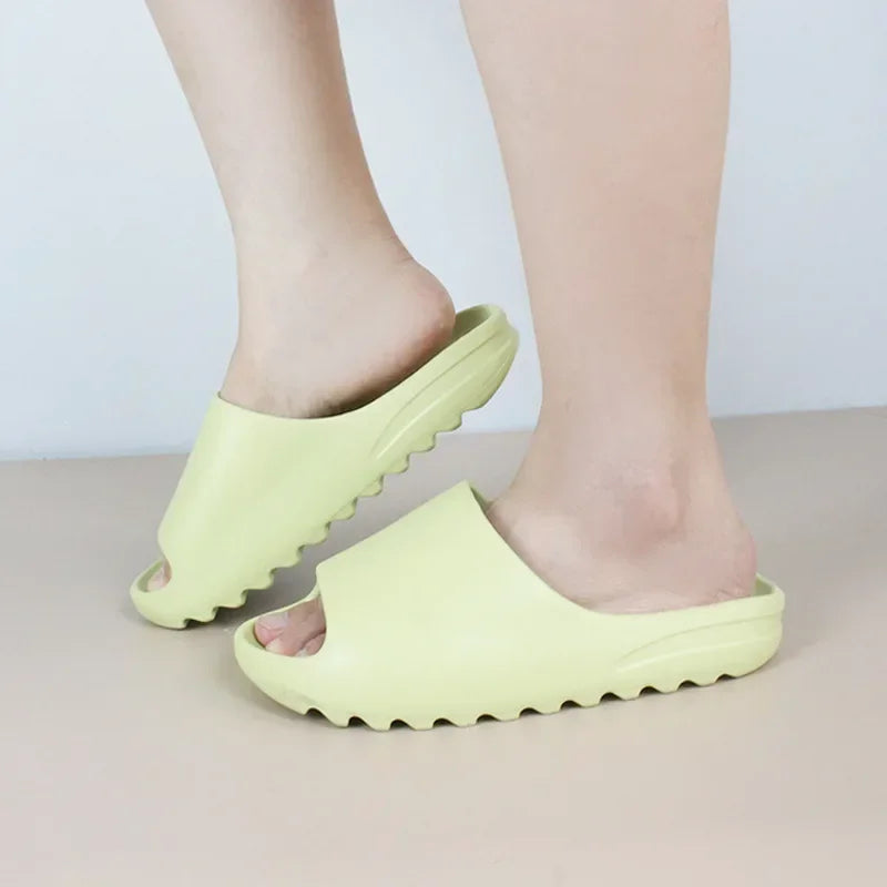 Size Super Soft Eva Sole Summer Slippers for Men Women Bottom Indoor Home Slides Sandals Beach Shoes Male Slippers Flip Flops