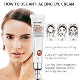 Peptide Collagen Eye Cream Anti-Wrinkle Anti-Age Remove Dark Circles Eye Care Against Puffiness And Bags Hydrate Eye Care Cream