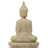 Estatua de Buda en miniatura, arenisca natural, Feng Shui, Tailandia, escultura de Buda, figura hindú, adorno decorativo para el hogar.