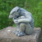 Statue de gargouille gothique décorative, sculpture de gardien de jardin de gargouille, décoration de cheminée de bureau de chambre à coucher de jardin de gargouille médiévale