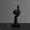 Estatua abstracta de resina, adornos de escritorio, esculturas, figuras, rostro, personaje nórdico, luz, arte de lujo, artesanías, decoración de oficina y hogar.