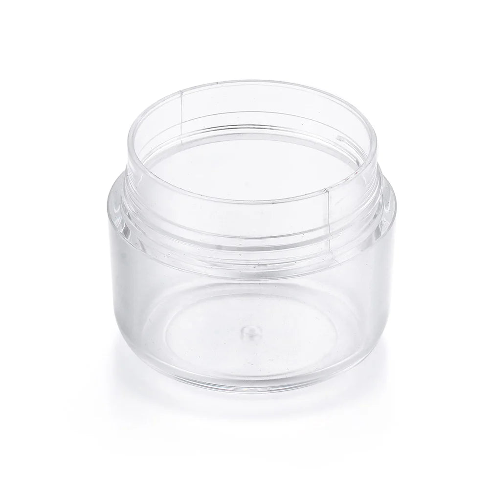 Loose Powder Box With Flocking Cotton Mushroom Sponge Puff Blusher Finishing Powder Jar Portable Cosmetic Foundation Powder Case