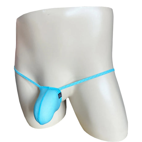 Mini Ice Silk G-string Men Sexy Underwear Low Rise Micro Bikini Trunks Bulge Pouch T-back Thongs Erotic Panties Soft Underpant - Lootquake