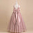 Girls Bridesmaid Dresses For Wedding 5-14 Yrs Kids Lace Flower Birthday Party Long Dress Teen Girl White Formal Pageant Vestidos - Lootquake