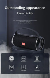 Altavoz Bluetooth TG116c TWS inalámbrico, potente, portátil, para exteriores, subwoofer impermeable, sonido estéreo 3D, llamadas manos libres.