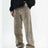 Women's American Vintage Leopard Print Washed Thin Jeans Street Casual Neutral Style DenimTrousers High Waist Straight Pants - Lootquake