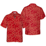 All Over Print Flame Dragon Pattern Hawaiian Shirts For Men Summer Short Sleeve Button Up Beach Shirts Blouse Mens Streetwear - Lootquake