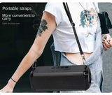 Altavoz Bluetooth portátil con audio de alta resolución, graves y agudos extendidos, altavoces inalámbricos HiFi de alta calidad y gran volumen.