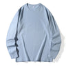 Men's Spring and Autumn New Long Sleeve T-shirt Simple and Fashionable Versatile Round Neck Underlay Top - Lootquake