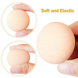 Lot de 3 pinceaux de maquillage pour femme, houppette à tête de champignon, pour fond de teint, correcteur, estompeur, avec manche lisse, outils de beauté