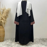 Eid Muslim Party Dress for Women Ramadan Abaya Fake 2 Piece Long Dress Morocco Vestidos Largos Dubai Turkey Robe Jalabiya 2024 - Lootquake