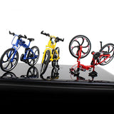 Creative Alloy Bicycle Model Ornament Mini Metal Bike Toy Collectible