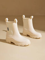 Stylish Women's Rain Shoes for Summer: Short-cylinder, Low-top, Wear-resistant and Waterproof Water Boots