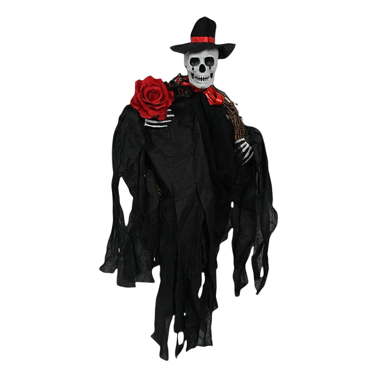Spooky Hanging Ghost Decor Spooky Halloween Hanging Ghost Decorations for Haunted House Cemetery Front Yard Terror Skull Ghost