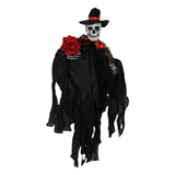 Spooky Hanging Ghost Decor Spooky Halloween Hanging Ghost Decorations for Haunted House Cemetery Front Yard Terror Skull Ghost