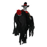 Spooky Hanging Ghost Decor Spooky Halloween Hanging Ghost Decorations for Haunted House Cemetery Front Yard Terror Skull Ghost