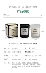 1 vela de aromaterapia con aroma a planta europea moderna para sala de estar, dormitorio, purificación del aire, fragancia duradera, decoración de vasos.