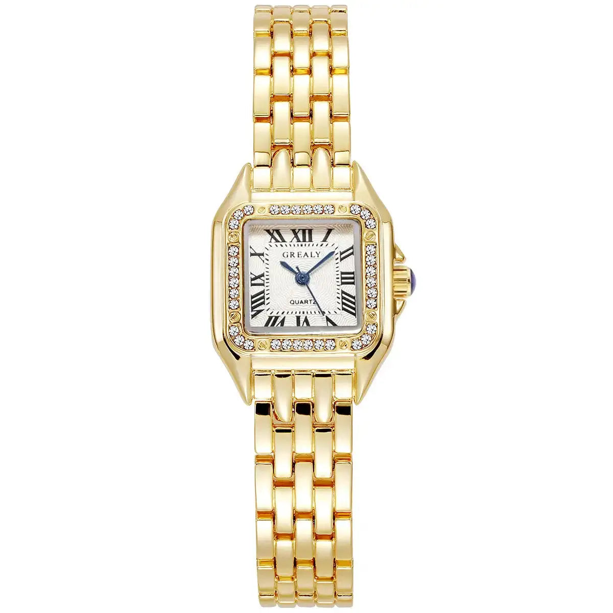 UTHAI Women Watch Light Luxury Brand Stainless Steel Strap Ladies Business Quartz Watches Female Fashion Clock Watch - Lootquake