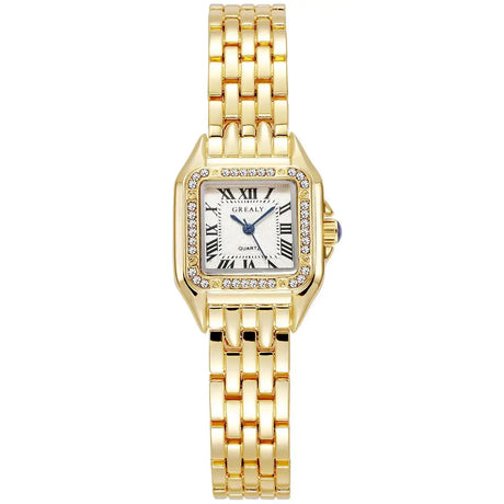 UTHAI Women Watch Light Luxury Brand Stainless Steel Strap Ladies Business Quartz Watches Female Fashion Clock Watch - Lootquake