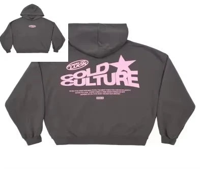 Men's and Women's Hip Hop Hoodies Letter Pattern Y2K Sportswear Street Punk Rock ADT Couple Sweaters Harajuku New Style Tops - Lootquake