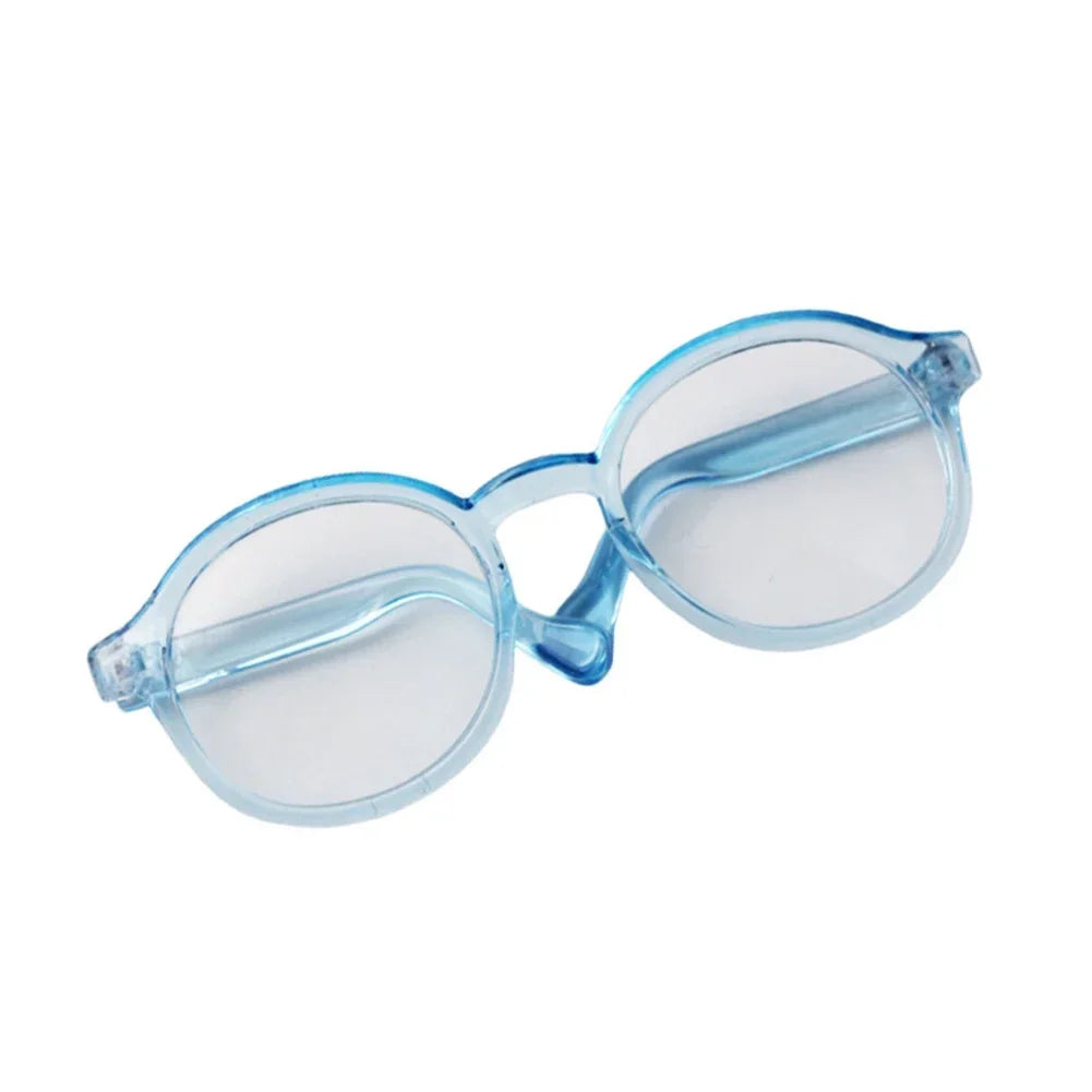 Lunettes en plastique transparentes Labubu de 6,5 cm pour poupées BJD 1/8, 1/6, 1/3 et 1/4, pour Labubu MSD SD Plush et EXO Doll