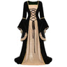 Medieval Renaissance Velvet Long Dress Women Victorian Retro Fancy Gown Halloween Cosplay Costume Plus Size - Lootquake