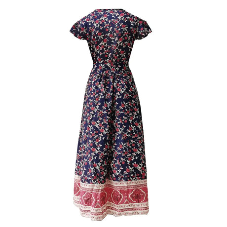 2024 Summer Leisure Hot Sale Holiday Printed Dress Sexy Long Dress Women's Wear - Lootquake