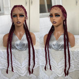 32" Senegalese Twist Lace Front Wig | 4 Twist Braids | DIY Cosplay Wig | Synthetic Braiding Hair