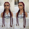 32" Senegalese Twist Lace Front Wig | 4 Twist Braids | DIY Cosplay Wig | Synthetic Braiding Hair