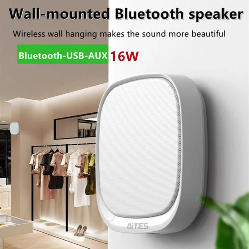 Altavoz Bluetooth de pared con interconexión TWS, batería incorporada de 4400 mAh, estéreo portátil, subwoofer estéreo envolvente 3D inalámbrico.