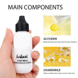 Base de maquillaje líquida de leche de cabra de 50 ml, hidratante, control de grasa, mate, corrector, resistente al agua, para el acné, maquillaje.