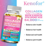 Complex Collagen Capsules, Brighten Skin Tone, Helps Joint, Cartilage & Cardiovascular, Hair, Nails, Digestive Health Supplement