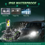 Chftsoan High Power Headlight Four Copper Tube 1800W Headlight Canbus 200000LM H1 H4 H7 H11 9005 9006 9012 6000K Headlamp 32V - Lootquake