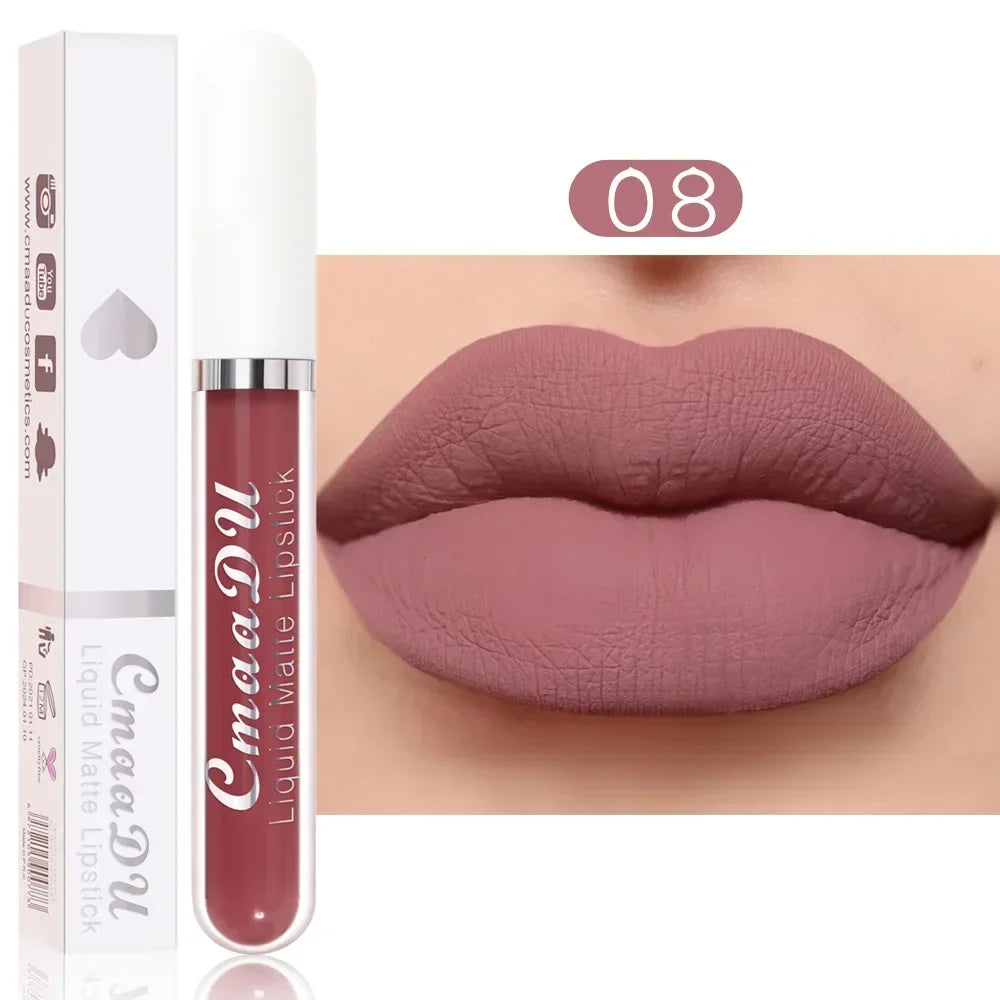 Lipstick Waterproof Long lasting Make-up for women Cosmetics Korean makeup Matte lipstick