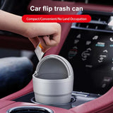Car Garbage Bin Automotive Trash Cup Car Waste Bin Flip-Top Design Gadgets Interior Car Accessories for Car Sedan SUV Truck