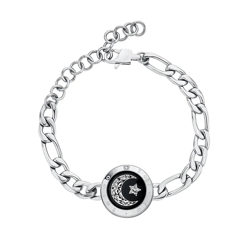 TOTWOO Touch Single Bracelet - Long Distance Touch Bracelet Light up and Vibration Relationship Love Baracelet Smart Jewelry - Lootquake
