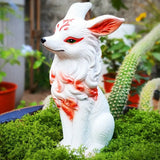 Artesanía de resina, pequeña estatua, exquisita escultura de animal simulado, lindo arte, adorno de escritorio para balcón.
