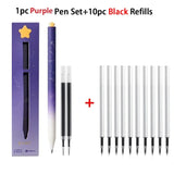 KACO Gel Pens Sets School Office Supplies for Kids 0.5mm High-capacity Heart / Star Sign Writing Gadgets Love Gift Cute Items