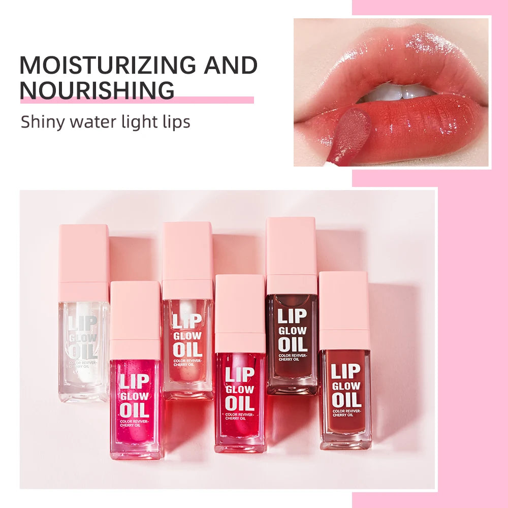 Lip Glow Oil Jelly Lip Gloss Set Long Lasting Permanent Lipstick Woman Tint for Lips Stick Free Shipping Lipgloss Glosses Stain