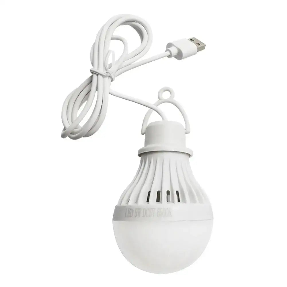 USB Light Bulb LED Camping Light Bulb Portable Camping Lantern Hanging Cord Tent Light for Camping Emergency Truck Fishing Boat - Lootquake