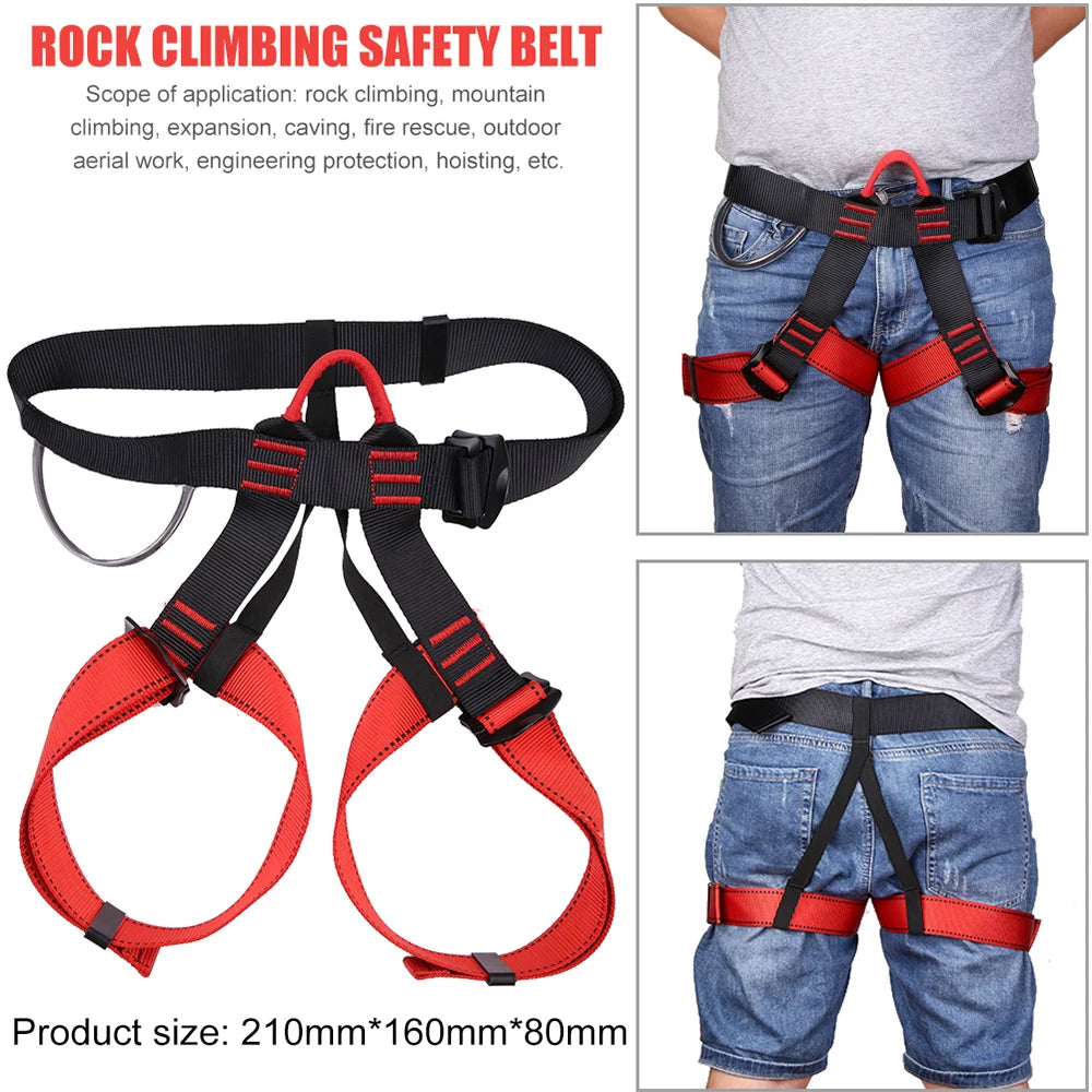 Arnés de escalada para la parte superior del cuerpo, cinturón de seguridad para el pecho, cinturón de seguridad para escalada, montañismo y rapel.