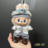 POP Labubu baby clothes 17cm plush vinyl labubu sit-down party first-generation and second-generation suit, clothes only