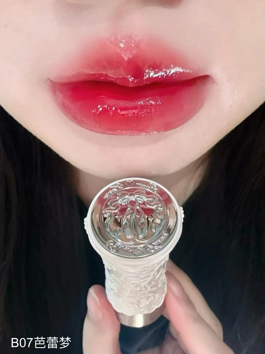 Rouge à lèvres Flower Knows Swan Ballet, brillant à lèvres effet miroir, hydratant et longue tenue, Nostickcup, nourrissant, 3,5 g